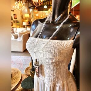 ✨️Vintage Snuff box w/ Faceted Crystals Necklace -One Of A Kind✨️